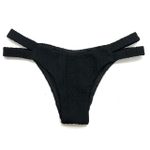 Calcinha Maldivas Crochete All Black