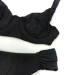 Calcinha Tira Larga Crochete All Black
