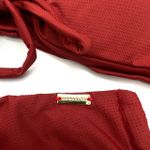 Calcinha Asa Delta Tiras Vermelho Dots