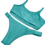 Conjunto Ousadia Verde Água Canelado
