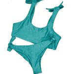 Conjunto Dubai Verde Água Canelado