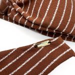 Conjunto Laço Caramelo Listrado