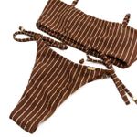 Conjunto Faixa Caramelo Listrado
