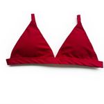 Top Fixo Vermelho Canelado