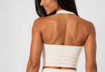 Cropped Frente Única Off White Liso