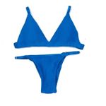 Conjunto Fixo Azul Atlântico Canelado