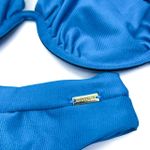 Conjunto Hawaii Meia Taça Azul Atlântico Canelado