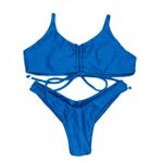 Conjunto Cancun Azul Atlântico Canelado