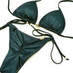 Conjunto Cortininha Floresta Canelado