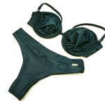Conjunto Hawaii Meia Taça Floresta Canelado