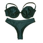 Conjunto Hawaii Meia Taça Floresta Canelado