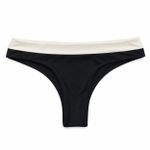Calcinha Hawaii Duo / Preto e Off White