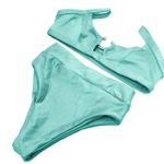 Conjunto Santorini Verde Candy Canelado