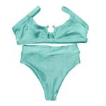 Conjunto Santorini Verde Candy Canelado