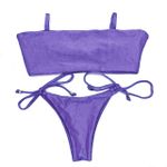 Conjunto Faixa Lavanda Canelado