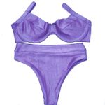 Conjunto Retrô Lavanda Canelado