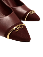 Scarpin Capodarte Nobuck Salto Bloco
