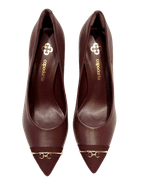 Scarpin Capodarte Nobuck Salto Bloco