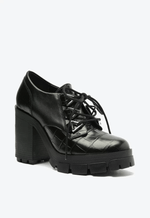 MOCASSIM SCHUTZ TRATORADO SALTO ALTO BLACK