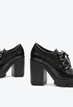 MOCASSIM SCHUTZ TRATORADO SALTO ALTO BLACK