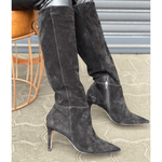 BOTA LUIZA BARCELOS SLOUCH CANO ALTO PRETO