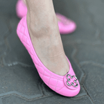 SAPATILHA CAPODARTE CATHERINE  COURO MATELASSE ROSA