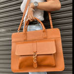 BOLSA LUIZA BARCELOS SHOPPING NOTEBOOK COURO