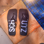 CHINELO SCHUTZ  QUADRADO BLACK 