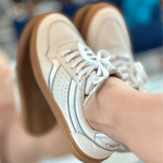 TENIS LUIZA BARCELOS COURO PRATA 171455