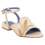 SANDALIA BLUE BIRD SALTO BAIXO FAUNA PALHA 23453 