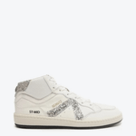TENIS SCHUTZ CANO ALTO ST MID COURO GLITTER BRANCO S2185300020006