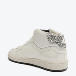 TENIS SCHUTZ CANO ALTO ST MID COURO GLITTER BRANCO S2185300020006