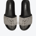 SANDALIA SCHUTZ SLIDE PRETA S2073301850001U35