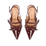 SCARPIN LUIZA BARCELOS SLINGBACK FIVELAS VINHO 13320010-3 