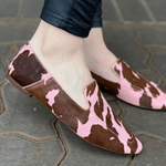 LOAFER SCHUTZ SALTO BAIXO ANIMAL PRINT ROSA S2071000230109 - Maria