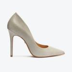 SCARPIN SCHUTZ DELUXE NAPPA SALTO FINO COURO CINZA S0209100010952