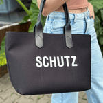 BOLSA SCHUTZ LONA TOTE LOGO ALÇA PRETO S5001007370003