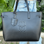 BOLSA SCHUTZ DOUBLE S LOGO DETALHE LATERAL PRETO S5001006740001