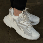 TENIS VICENZA ATACADOR MESCLADO BANDA ALTA COURO BRANCO/CINZA P1165700010002