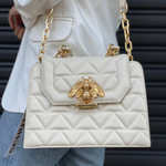 BOLSA SCHUTZ  BELIEVE TIRACOLO COURO