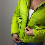 CASACO NEXY NYLON BOMBER 24208 VERDE        