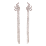 BRINCO LS EAR CUFF FRANJA ZIRCÔNIA PRATA