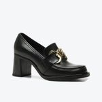 SAPATO VICENZA MOCASSIM COURO VCZ PRETO