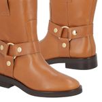 BOTA LUIZA BARCELOS CANO MEDIO BIKER CARAMELO     
