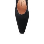 SCARPIN LUIZA BARCELOS NOBUCK SALTO FLARE PRETO