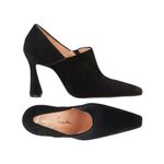 SCARPIN LUIZA BARCELOS NOBUCK SALTO FLARE PRETO