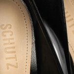 SCARPIN SCHUTZ SCARPIN CAIOLEA COURO PRETO