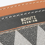 PORTA CARTAO SCHTUZ TRIANGLE PEQUENO PRETO
