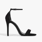 SANDÁLIA SCHUTZ GISELE SALTO ALTO NOBUCK PRETO