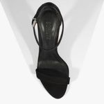 SANDÁLIA SCHUTZ GISELE SALTO ALTO NOBUCK PRETO